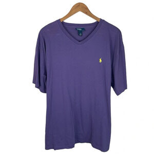 TS1077 Men’s Polo Ralph Lauren Designer V Neck T Shirt XXL